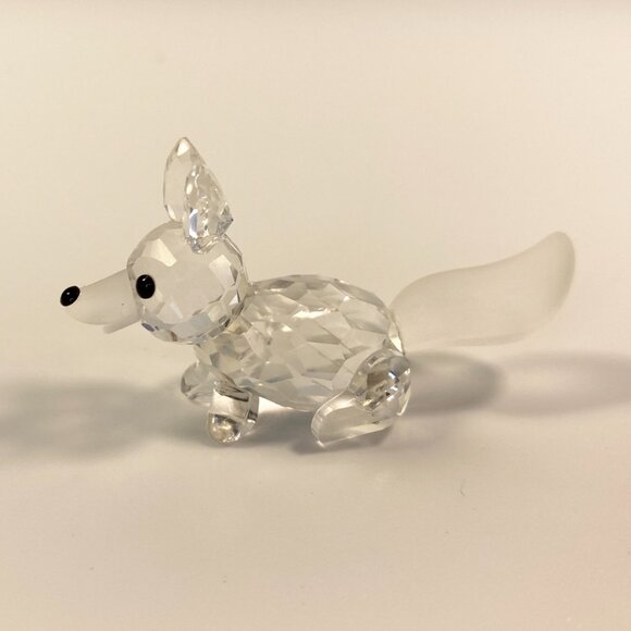 Swarovski Crystal Woodland Friends, Small Running / Prowling Fox Figurine, Box - Picture 3 of 5
